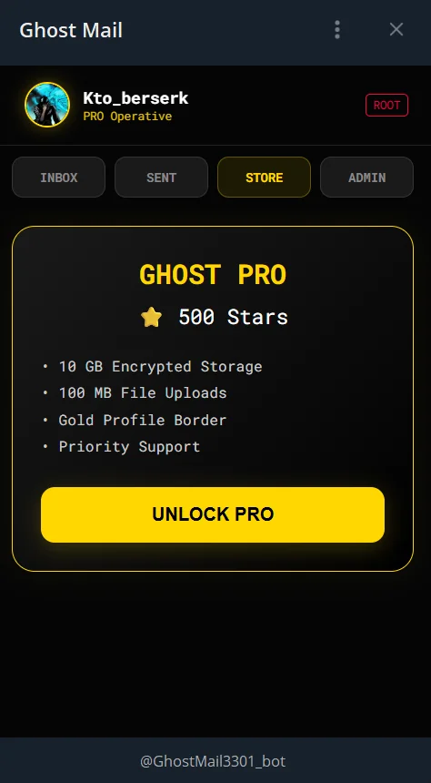 Ghost Mail Screenshot 2